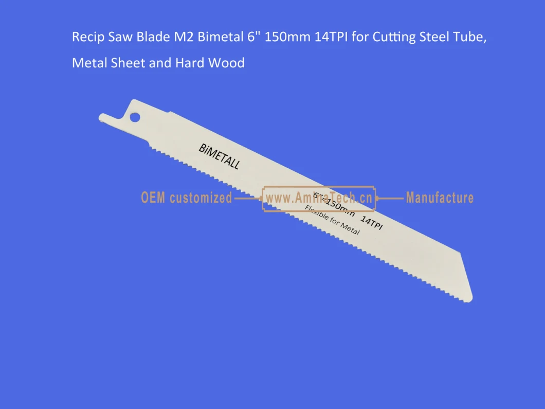 Recip Saw Blade M2 Bimetal 6